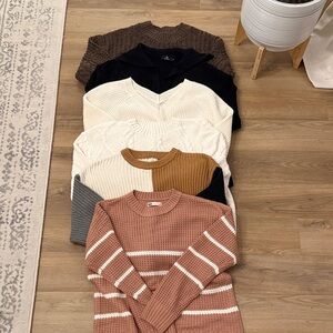 6 sweaters
